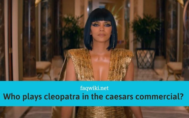 Who-plays-cleopatra-in-the-caesars-commercia