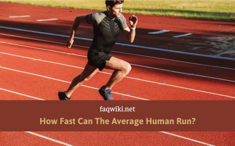 how fast can the average human run