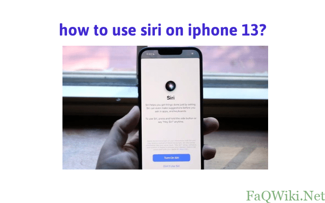 how-to-use-siri-on-iphone-13