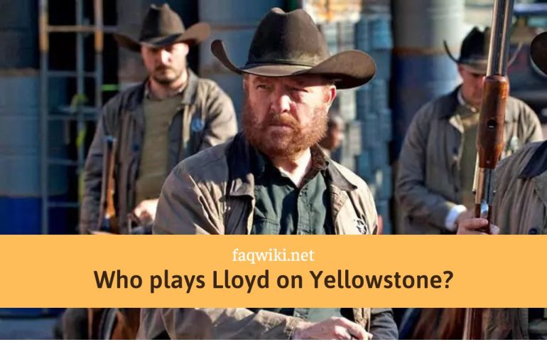 Who plays Lloyd on Yellowstone 1