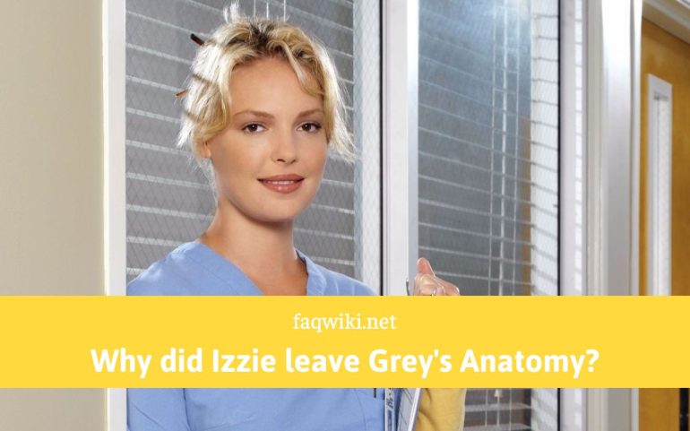Why did Izzie leave Grey's Anatomy - FaQWiki