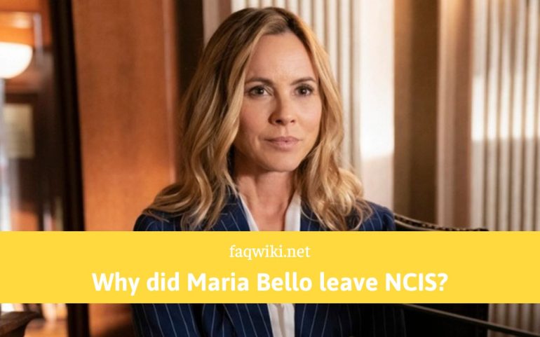 Why did Maria Bello leave NCIS - FaQWiki