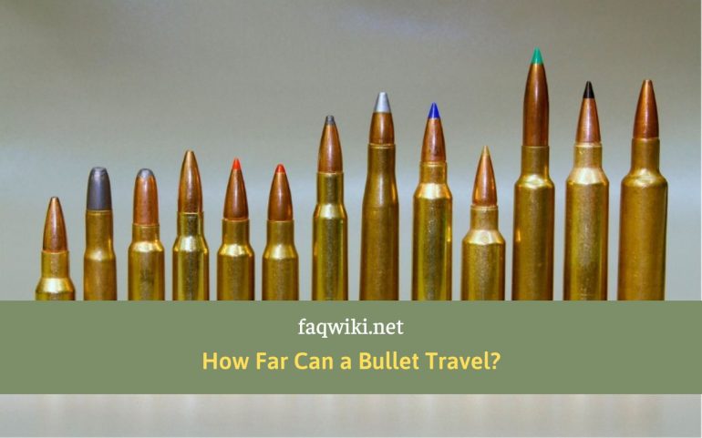 how far can a bullet travel